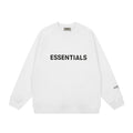 FEAR OF GOD FOG ESSENTIALS Letter Print Loose Crew Neck Sweatshirt Unisex