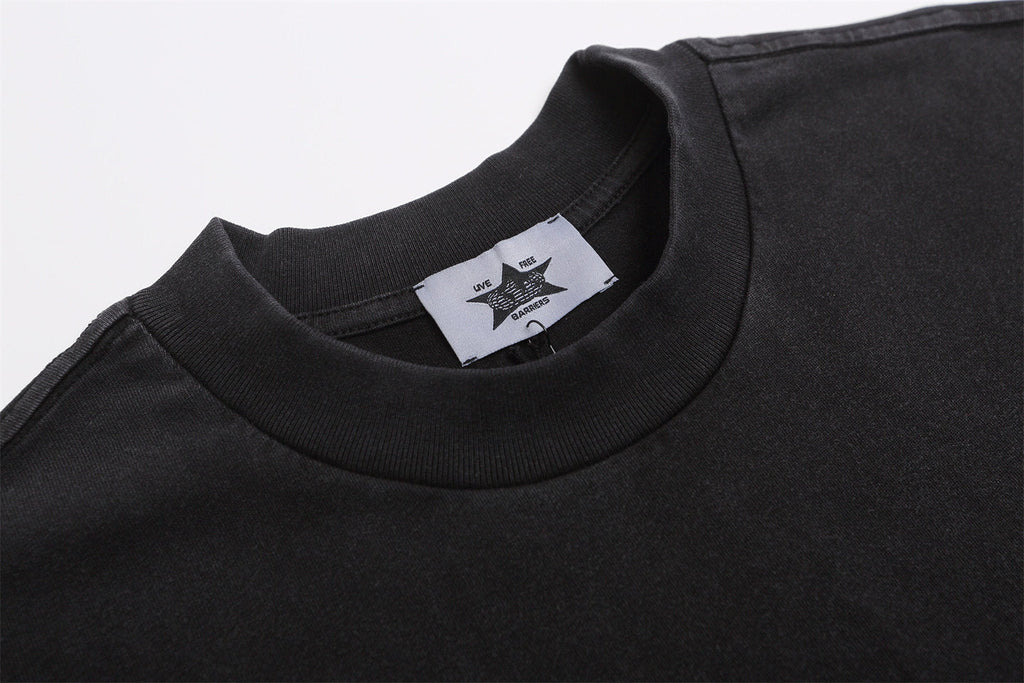 FEAR OF GOD FOG Main Line Collab Retro Unisex Street Print Short Sleeve Tee