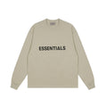 FEAR OF GOD FOG ESSENTIALS Chest Letter Loose Unisex Long Sleeve Tee